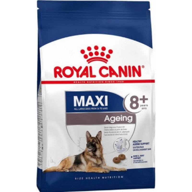 Royal Canin πλήρης τροφή Size Health Nutrition maxi ageing 8+ 15kg