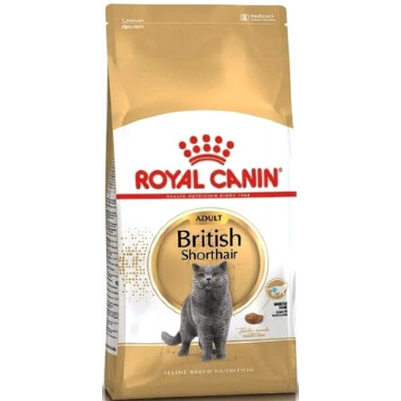 Royal Canin πλήρης τροφή Feline Breed Nutrition british shorthair για ενήλικες γάτες φυλής British