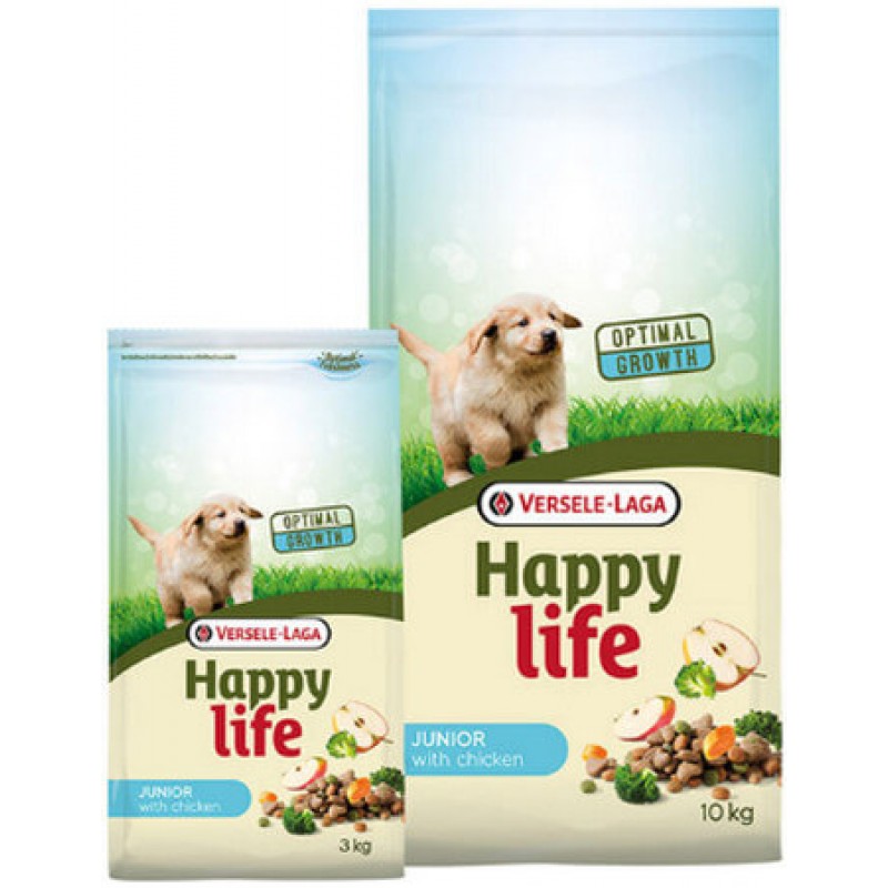 Versele-Laga Happy life Junior Chicken πλήρης τροφή ανάπτυξης περιέχει όλα τα θρεπτικά στοιχεία