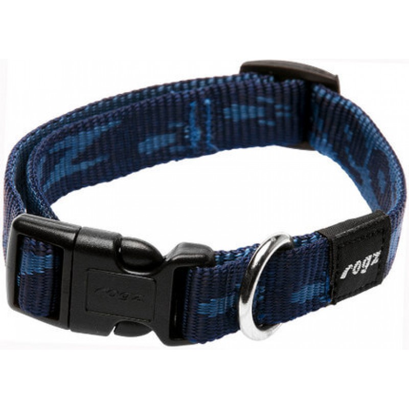 Rogz dogz περιλαίμιο Alpinist side release collar μπλε από μαλακό ιμάντα μεγάλης αντοχής