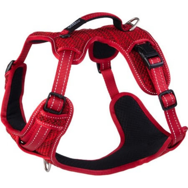 Rogz σαμαράκι σκύλου Utility Explore Harness κόκκινο, εξασφαλίζει άνεση και πρόσθετο έλεγχο