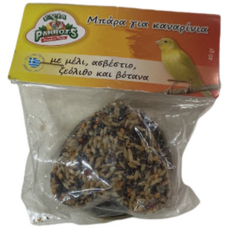 Evia parrots βιολογική μπάρα για καναρίνια 40gr