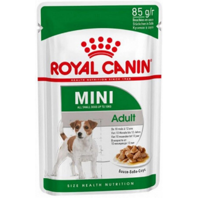 Royal canin πλήρης τροφή Size Health Nutrition Wet mini adult για σκύλους μικρών ενήλικων φυλών