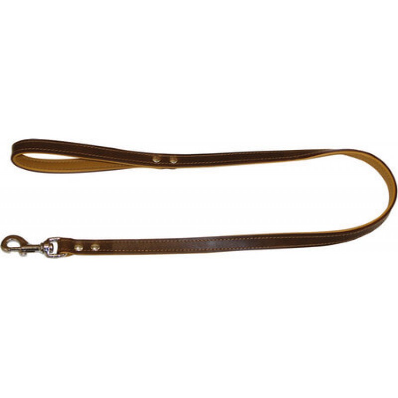 Croci Leather leash οδηγός σκύλου elegance καφέ