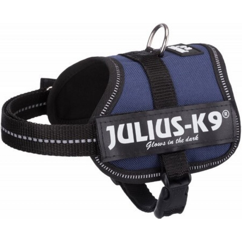 Julius-K9 σαμάρι Baby 1Mini indigo, με πλήρως ρυθμιζόμενους ιμάντες