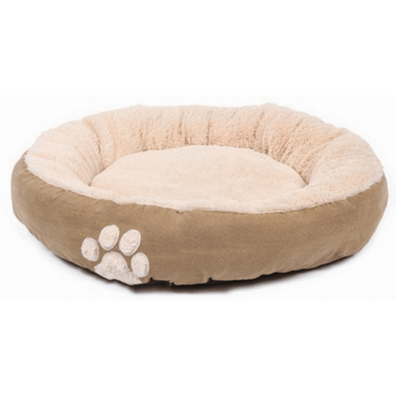 Happypet hugs round bed dove κρεββάτι για σκύλους stone 24''