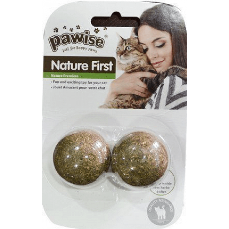 Pawise Παιχνίδι Γάτας μπαλάκια από catnip 3.5cm (2τμχ)