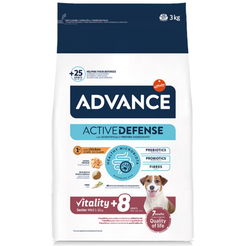 Affinity Advance πλήρης τροφή για ηλικιωμένα σκυλιά μικρής φυλής άνω των 8 ετών 3kg