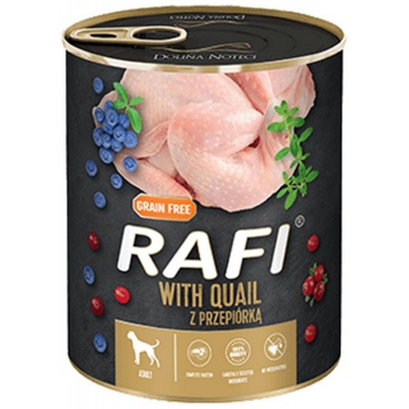 Dolina Noteci Rafi adult πατέ ορτύκι, blueberry & cranberry 800gr