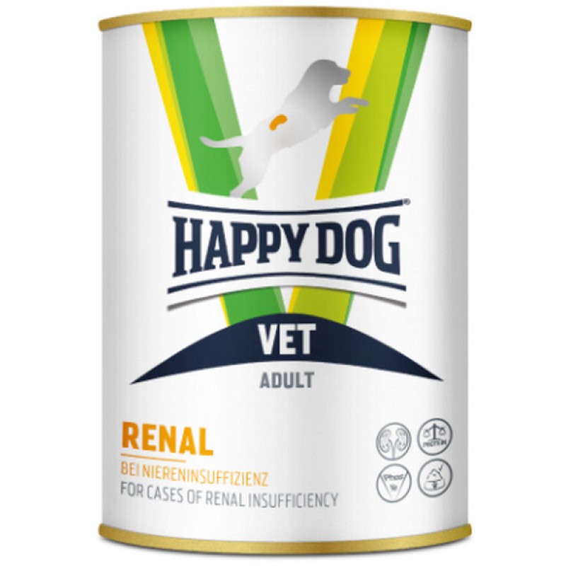 Happy Dog RENAL τροφή δίαιτας για ενήλικους σκύλους που πάσχουν από χρόνια νεφρική ανεπάρκεια