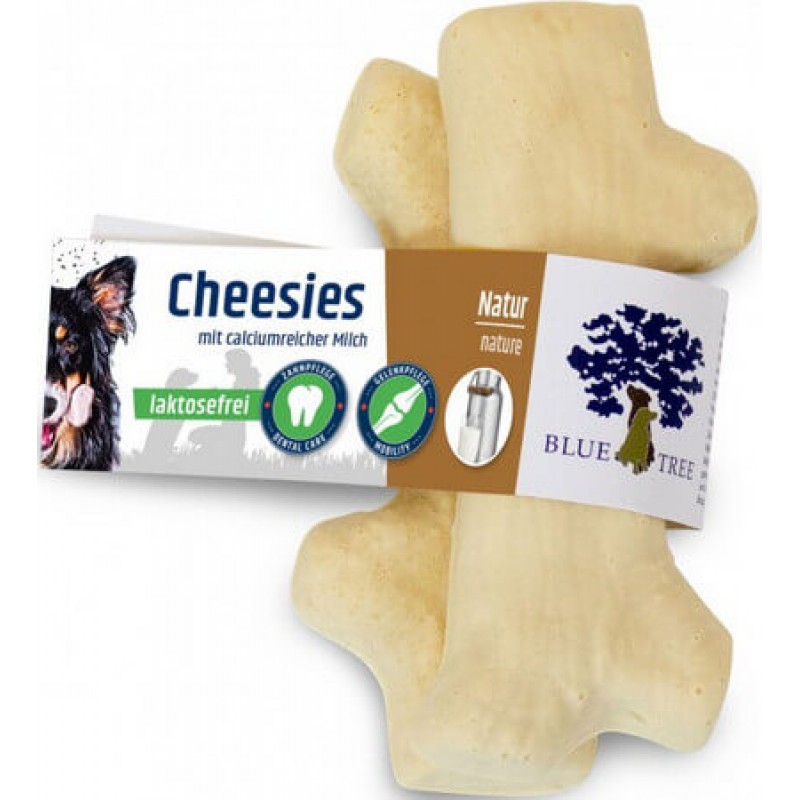 Blue Tree cheesies nature κόκκαλα φυσικά για νόστιμο μάσημα, ιδανικό για την ενίσχυση των δοντιών