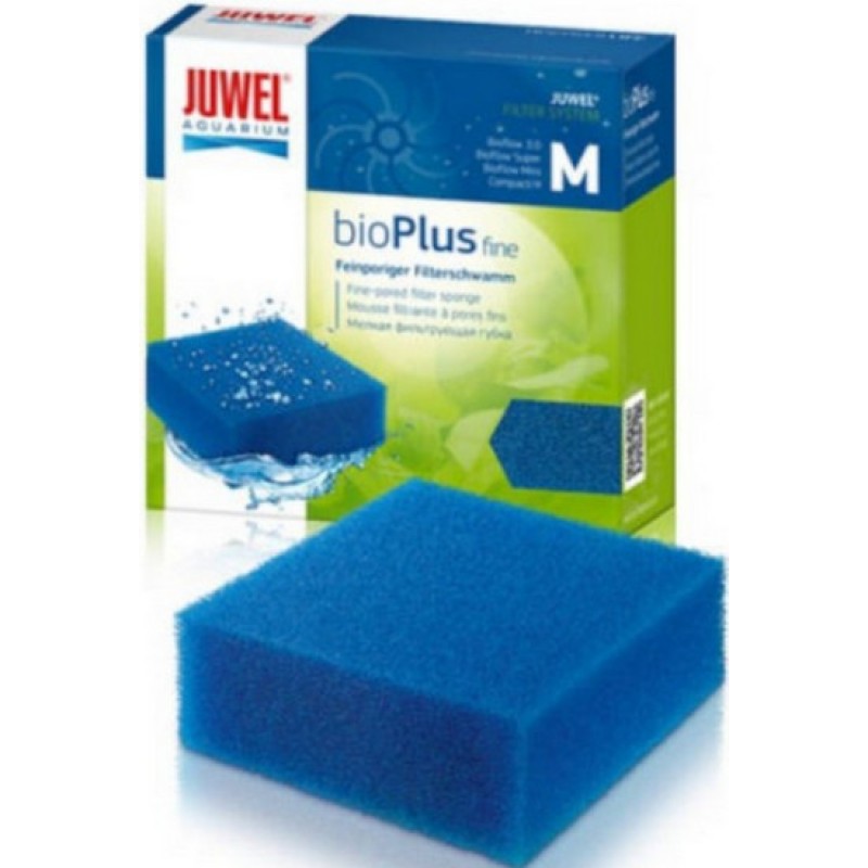 Juwel bioPlus fine σφουγγάρι λεπτού φίλτρου M 9,5 x 9,5 x 4,5cm