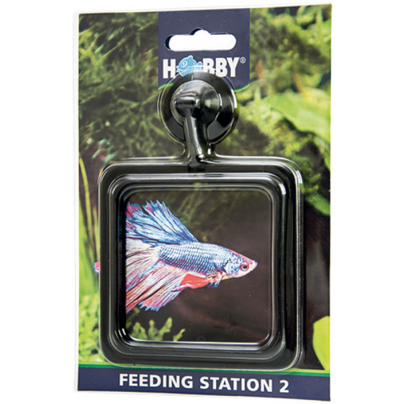 Hobby Feeding Station II square Σταθμός Σίτισης ψαριών για ενυδρεία 10 x 10 cm