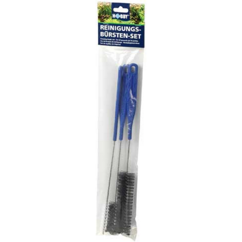 Hobby Cleaning Brush Set βούρτσες καθαρισμού 37cm, Ø 15 / 25 / 35 mm