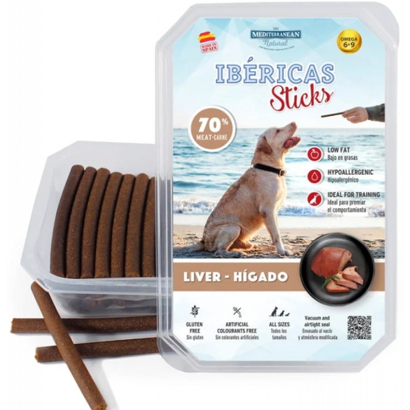 Mediterranean Ημίυγρα sticks Ibericas σε ταπεράκι με συκώτι 27τ,350g