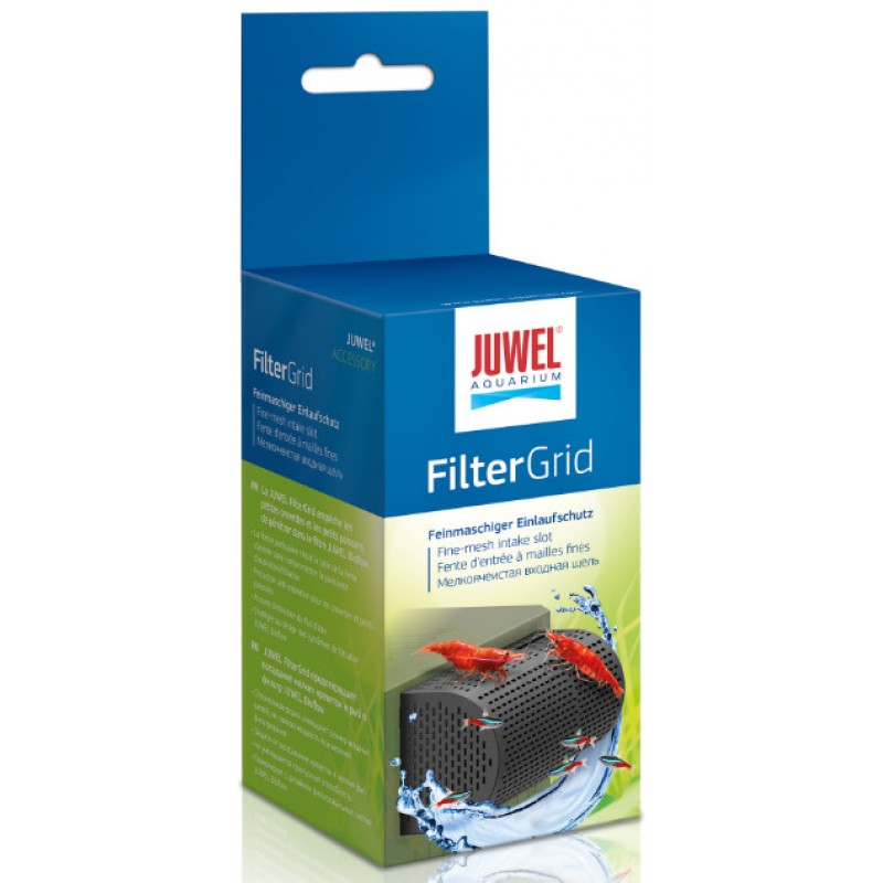 Juwel Filter Grid εμποδίζει πολύ μικρές γαρίδες και ψάρια να εισέλθουν στο φίλτρο JUWEL Bioflow