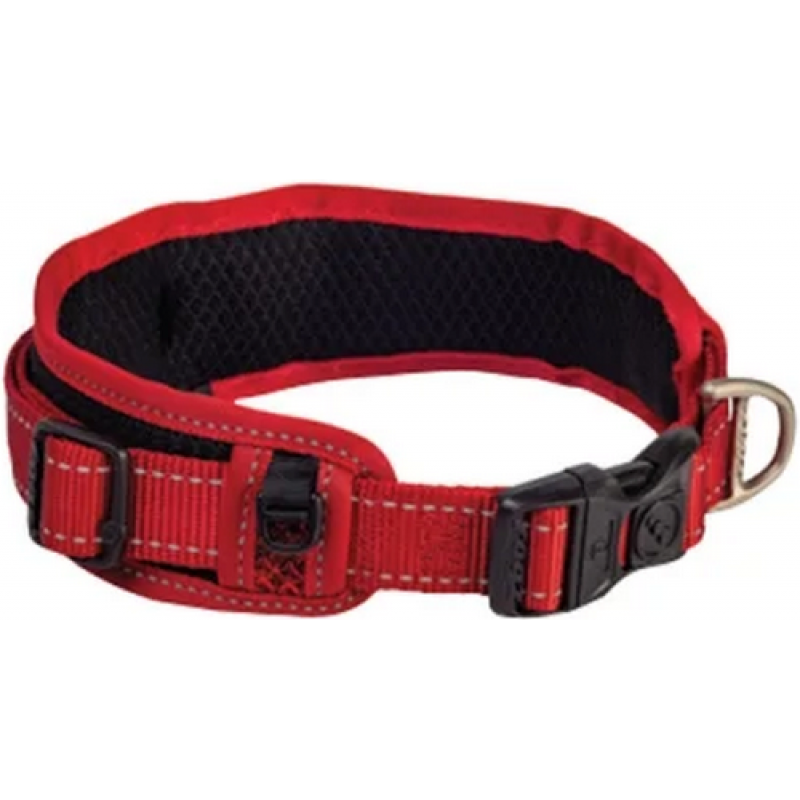 Rogz dogz περιλαίμιο Utility classic collar padded κόκκινο Large 34x56cm