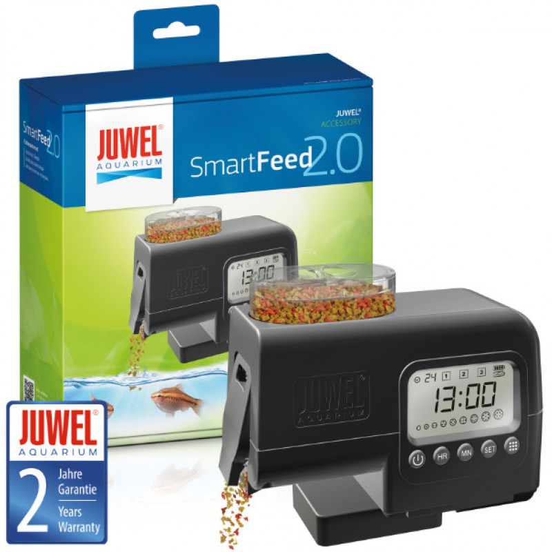 Juwel SmartFeed αυτόματη ταΐστρα κατάλληλη τόσο για κόκκους όσο και για νιφάδες 16,5 x 13 x 7,5cm