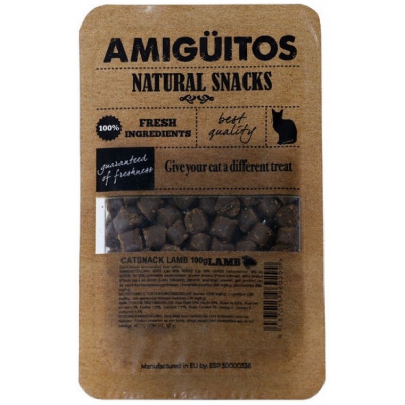 Amiguitos cat semi-moist αρνί 100gr